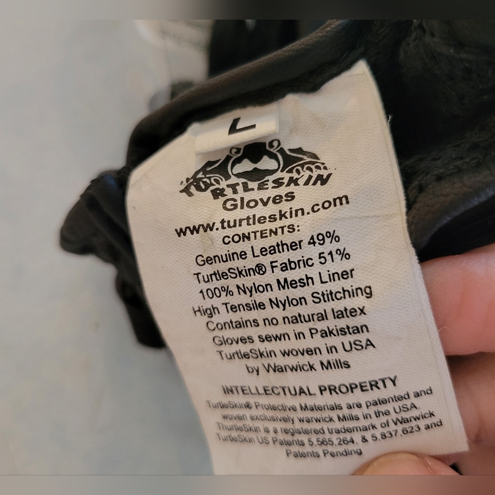 Turtleskin leather gloves, SAFETY GLOVES, PUNCTURE RESISTANT - New-never used - Picture 3 of 4